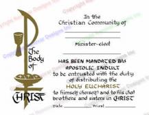 203 Mandate for Minister Elect