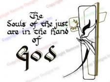 304 In the Hands of God - Mass Card for the Dead