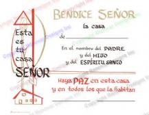 501 Spanish Home Blessing Certificate