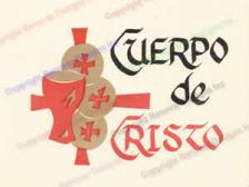 603 Body of Christ - Spanish Mass Card for the Living