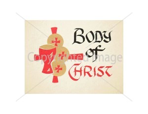 Body of Christ Mass Card for the Living